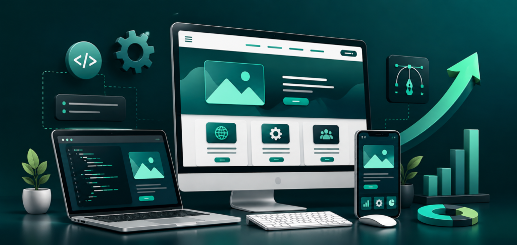 website design & development services sliderpage